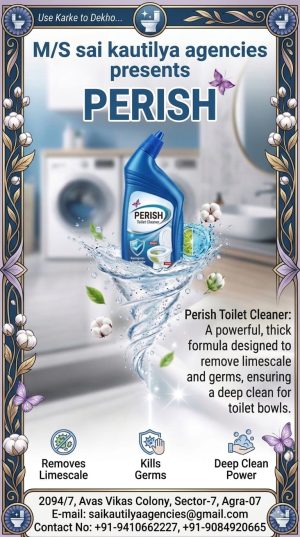 Perish Toilet Cleaner – Powerful Limescale Removal & Deep Cleaning