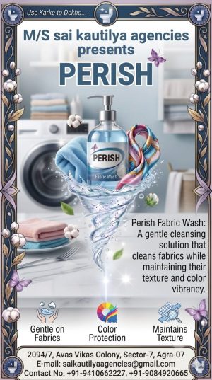Perish Fabric Wash – Gentle Cleaning & Color Protection
